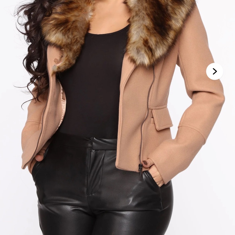 Fashion Nova Winter In Vermont Cognac Jacket